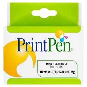 Printpen HP F6U17AE 953XL Kırmızı Magenta Muadil Kartuş