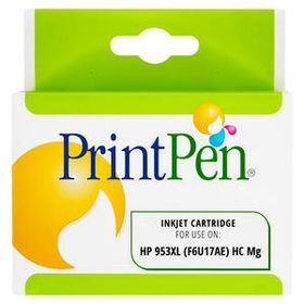 Printpen HP F6U17AE 953XL Kırmızı Magenta Muadil Kartuş