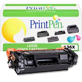 Printpen HP W1360X 136X Chipsiz 2.6K Muadil Toner