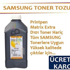 Printpen Samsung Tonerler İçin Siyah 1 Kilogram Toner Tozu