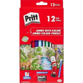 Pritt 12'li Jumbo Kuru Boya Kalemi