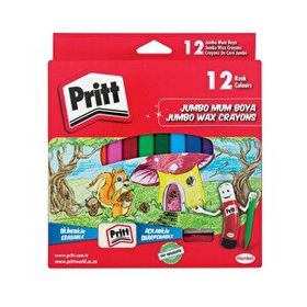 Pritt 12'li Jumbo Kuru Boya Kalemi