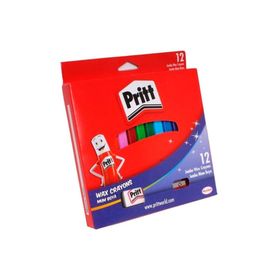 Pritt 1655739 Jumbo Silinebilir Üçgen 12'li Pastel Boya