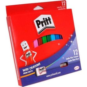 Pritt 180307 Jumbo 12 Renk Boya Kalemi