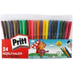 Pritt 24 Renk Keçeli Boya Kalemi