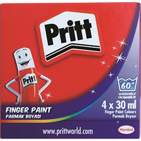 Pritt 30 ml 4 Renk Parmak Boyası