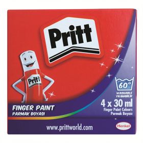 Pritt 30 ml 4 Renk Parmak Boyası