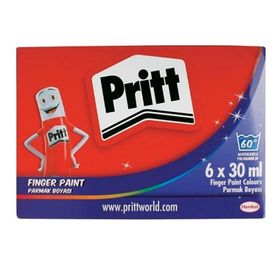Pritt 30 ml 6 Renk Parmak Boyası