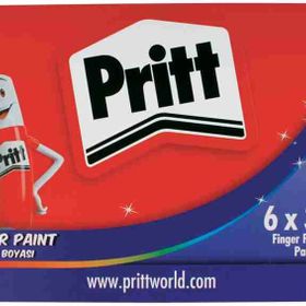 Pritt 30 ml 6 Renk Parmak Boyası