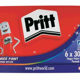 Pritt 30 ml 6 Renk Parmak Boyası