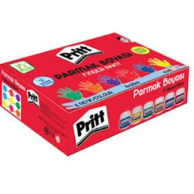 Pritt 30 ml 6 Renk Parmak Boyası