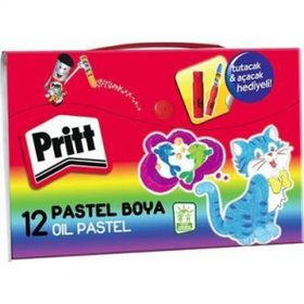 Pritt Çantalı 12 Renk Pastel Boya
