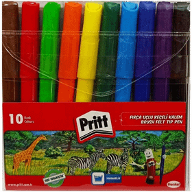 Pritt Fırça Uçlu 10'lu Keçeli Kalem