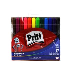 Pritt N11.1129 12'li Jumbo Yuvarlak Keçeli Kalem