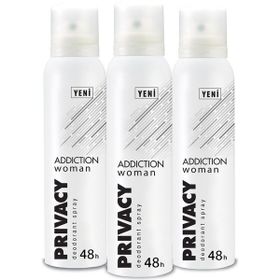 Privacy 3x150 ml Woman Addiction Kadın Deodorant