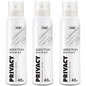 Privacy 3x150 ml Woman Addiction Kadın Deodorant