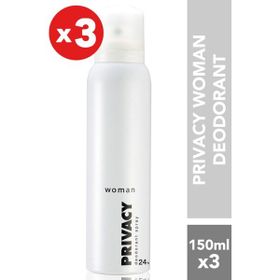 Privacy 504518-3 Women 3x150 ml Kadın Deodorant