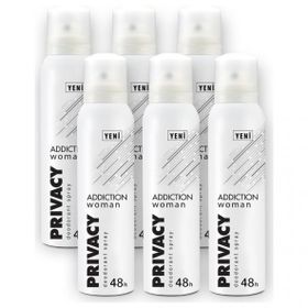 Privacy 6x150 ml Woman Addiction Kadın Deodorant