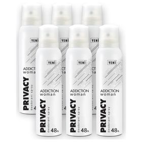 Privacy 6x150 ml Woman Addiction Kadın Deodorant