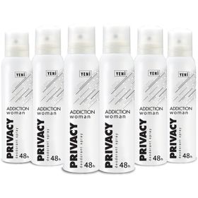 Privacy 6x150 ML Woman Addiction Kadın Deodorant