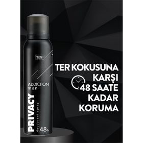 Privacy Addiction 150 ml Erkek Sprey Deodorant