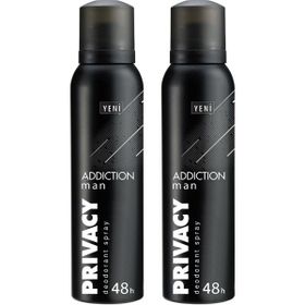 Privacy Addiction 2x150 ml Erkek Deodorant