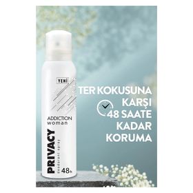 Privacy Addiction 2x150 ml Kadın Deodorant