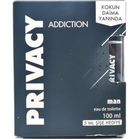 Privacy Addiction Erkek 100 ml Edt + 5 ml Şişe