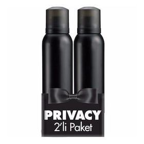 Privacy Classic 2x150 ml Erkek Sprey Deodorant