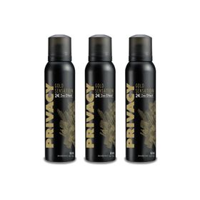 Privacy Gold 3x150 ml Men Deodorant