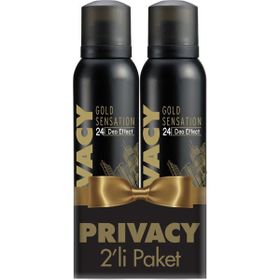 Privacy Gold Men 2x150 ml Erkek Deodorant
