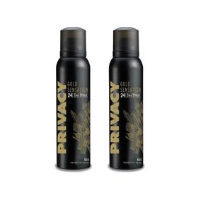 Privacy Gold Sensation 2x150 ml Erkek Sprey Deodorant