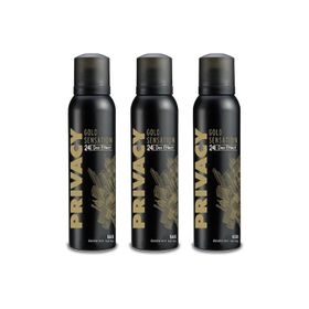 Privacy Gold Sensation 3x150 ml Erkek Sprey Deodorant