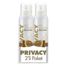 Privacy Gold Women 2x150 ml Kadın Deodorant