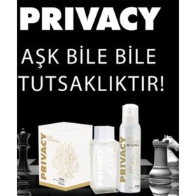 Privacy Gold Women 3x150 ml Kadın Deodorant