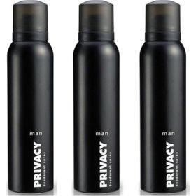 Privacy Man 3x150 ml Erkek Deodorant