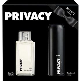 Privacy Men EDT 100 ml Erkek Parfümü+150 ml Sprey Deodorant Seti