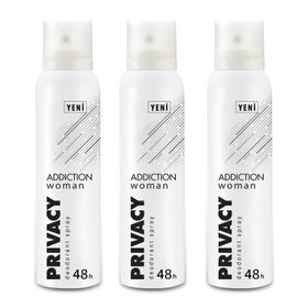 Privacy Woman Addiction 3x150 ml Deodorant