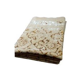 Prizma Bianca 150x200 cm Bej Eskitme Desen Kaymaz Latex Taban Halı