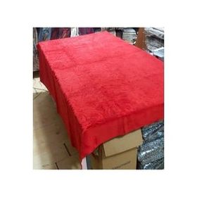 Prizma Bianca 150x200 cm Kırmızı Eskitme Desen Kaymaz Latex Taban Halı
