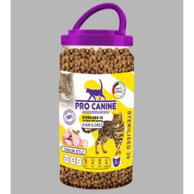 Pro Canine Az Tahıllı Hypoallergenic Tavuk Etli Kısır Obez Sterilised 3 lt Yetişkin Kedi Maması