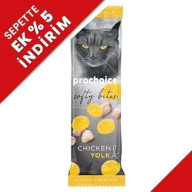 Pro Choice 10 gr Softy Bites Tavuklu ve Yumurtalı Yumuşak Kedi Ödül Maması