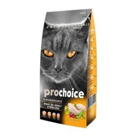 Pro Choice 15 kg Ppro 32 Tavuk ve Prinçli Kısırlaştırılmış Kedi Maması