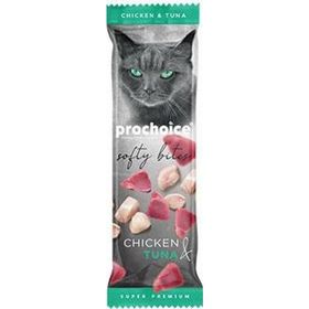 Pro Choice 24x10 gr Softy Bites Tavuklu ve Ton Balıklı Yumuşak Kedi Ödül Maması