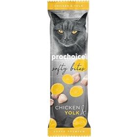 Pro Choice 24x10 gr Softy Bites Tavuklu ve Yumurtalı Yumuşak Kedi Ödül Maması
