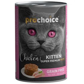 Pro Choice 400 gr Kitten Chicken Tavuk Etli Tahılsız Yavru Kedi Konservesi