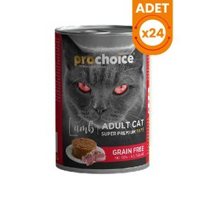 Pro Choice Adult Kuzulu 24x400 gr Yetişkin Konserve Kedi Maması