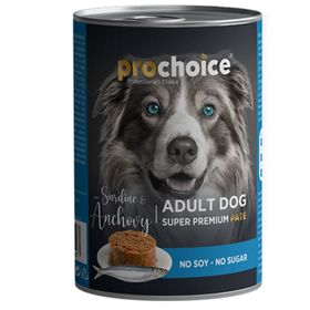 Pro Choice Adult Sardunya ve Hamsili 12x400 gr Yetişkin Köpek Konservesi