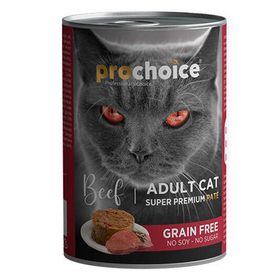 Pro Choice Beef Biftek Etli Tahılsız 6x400 gr Kedi Konservesi