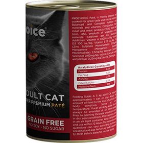 Pro Choice Biftekli Yetişkin Kedi Konservesi